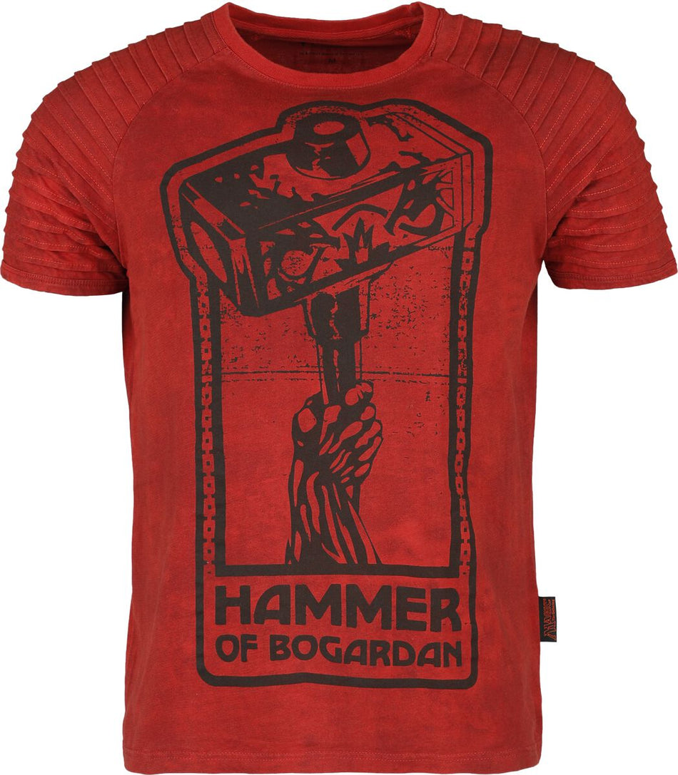 T-Shirt Manches courtes Gaming de Magic: The Gathering - Hammer Of Bogardan - S à XXL - pour Homme - rouge - Magic: The Gathering