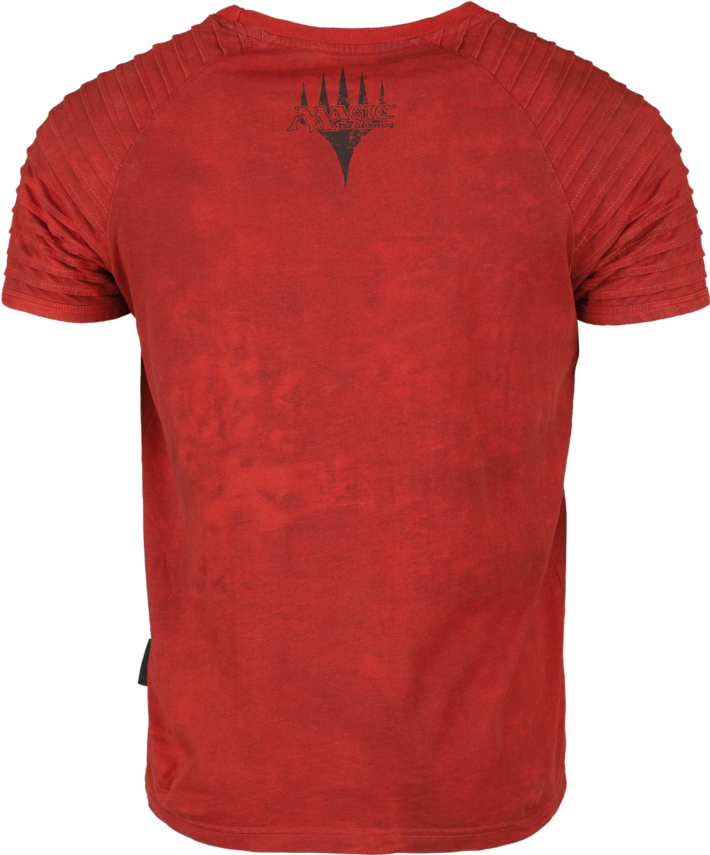 T-Shirt Manches courtes Gaming de Magic: The Gathering - Hammer Of Bogardan - S à XXL - pour Homme - rouge - Magic: The Gathering - View 2