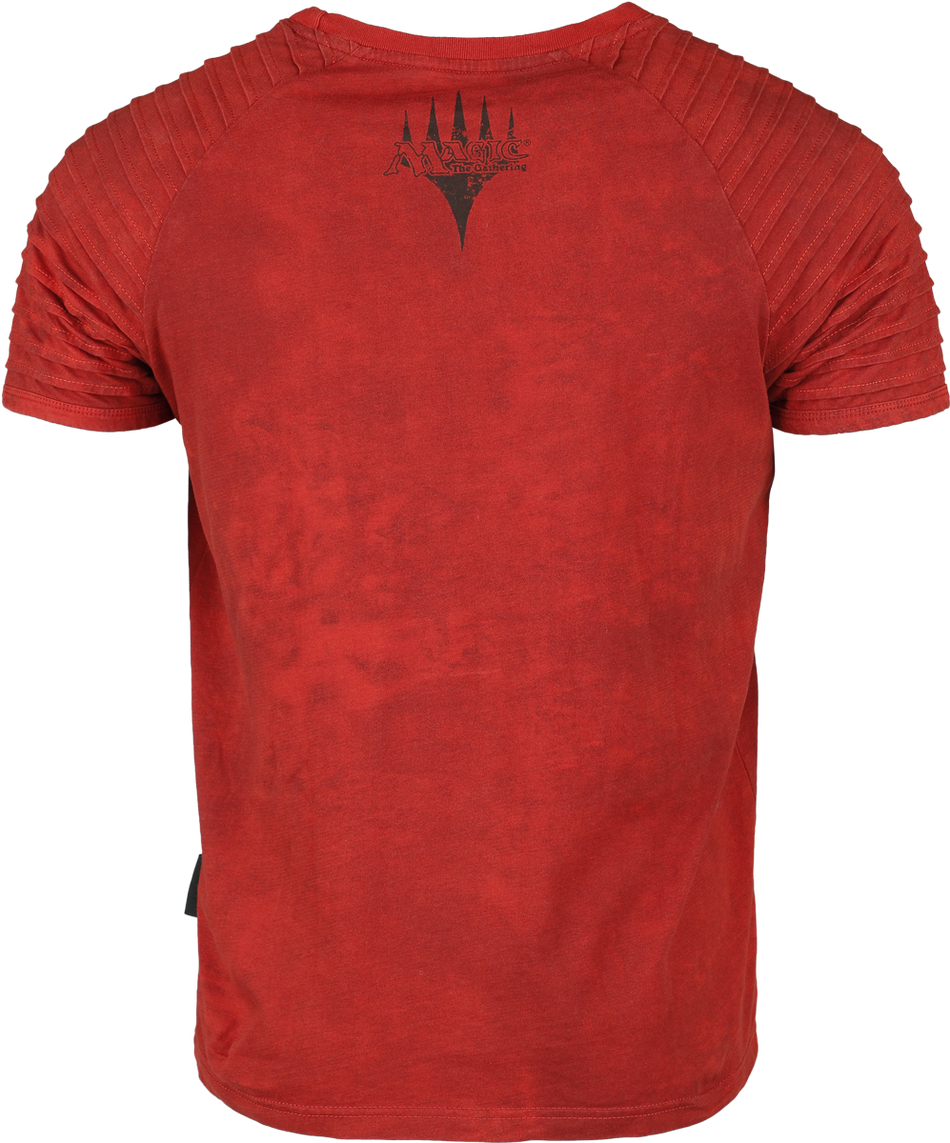 T-Shirt Manches courtes Gaming de Magic: The Gathering - Hammer Of Bogardan - S à XXL - pour Homme - rouge - Magic: The Gathering - View 2