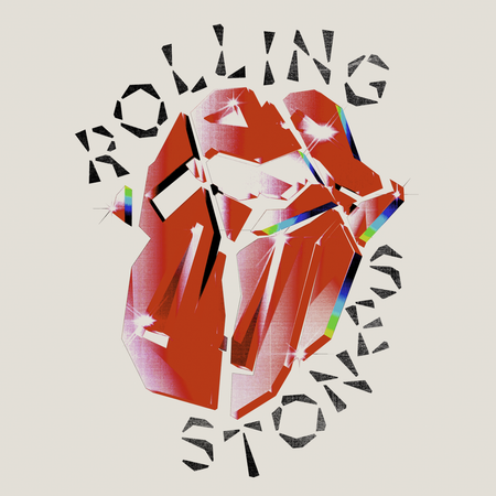 T-Shirt Manches courtes  de The Rolling Stones - Hackney Diamonds Prism Tongue - S à 5XL - pour Femme - blanc - The Rolling Stones - View 2