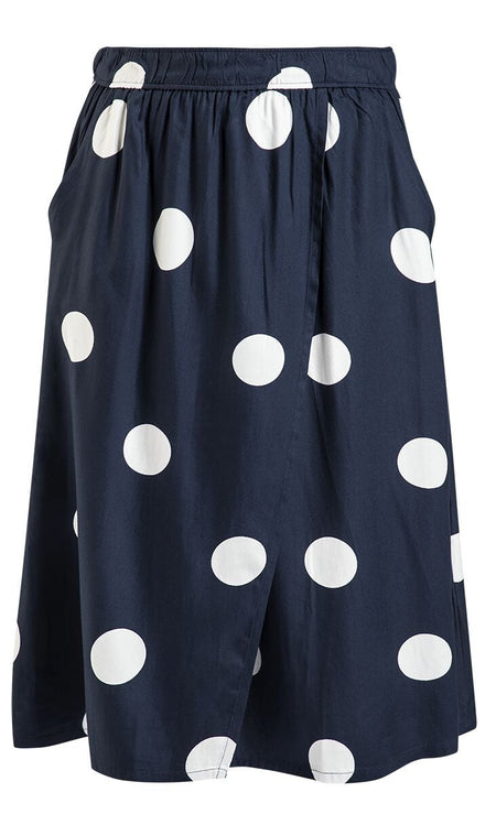 Jupe mi-longue  de Alife and Kickin - MelindaAK B - Jupe - XS à M - pour Femme - marine - Alife and Kickin