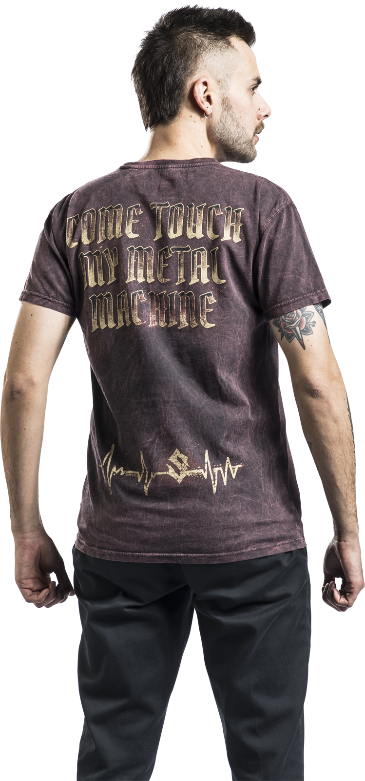 T-Shirt Manches courtes  de Sabaton - Come Touch My Metal Machine - S à 4XL - pour Homme - rouille - Sabaton - View 2