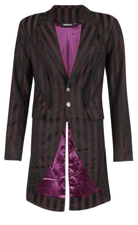 Manteaux  de Jawbreaker - Stripe Blazar Coat - XS à XL - pour Femme - rouge/noir - Jawbreaker