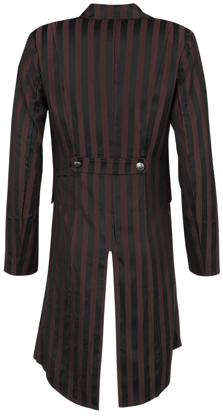 Manteaux  de Jawbreaker - Stripe Blazar Coat - XS à XL - pour Femme - rouge/noir - Jawbreaker - View 2