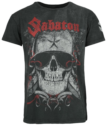 T-Shirt Manches courtes  de Sabaton - Unknown Soldier - S à 4XL - pour Homme - noir - Sabaton