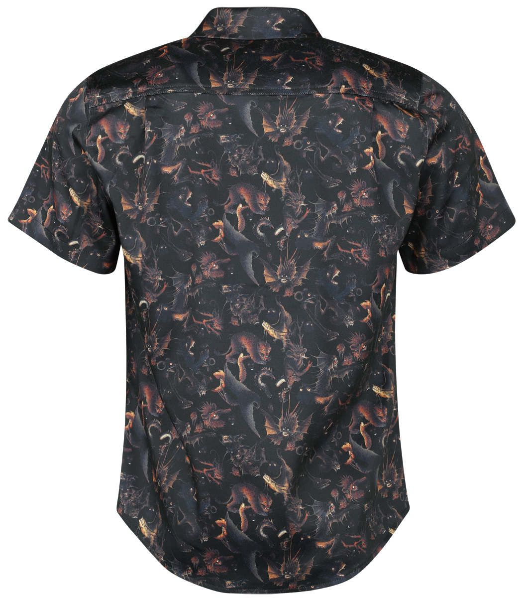 Chemise manches courtes Gothic de Rockin' Gent - Chemise - Paradise Lost - S à XXL - pour Homme - noir - Rockin' Gent - Chemise - View 2