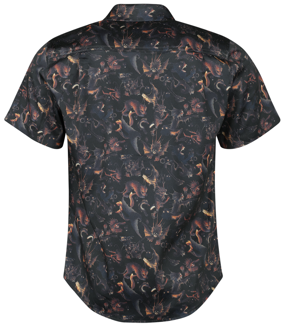 Chemise manches courtes Gothic de Rockin' Gent - Chemise - Paradise Lost - S à XXL - pour Homme - noir - Rockin' Gent - Chemise - View 2