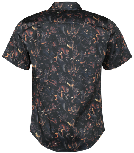 Chemise manches courtes Gothic de Rockin' Gent - Chemise - Paradise Lost - S à XXL - pour Homme - noir - Rockin' Gent - Chemise - View 2