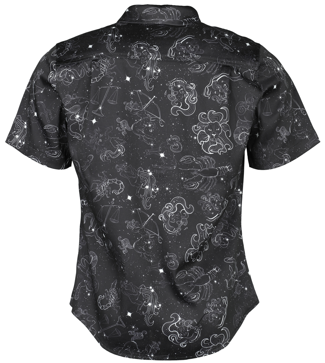 Chemise manches courtes  de Rockin' Gent - Chemise - Zodiac Constellation - S à XXL - pour Homme - noir - Rockin' Gent - Chemise - View 2