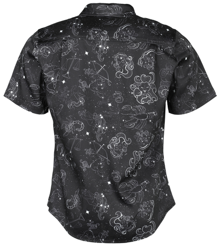 Chemise manches courtes  de Rockin' Gent - Chemise - Zodiac Constellation - S à XXL - pour Homme - noir - Rockin' Gent - Chemise - View 2