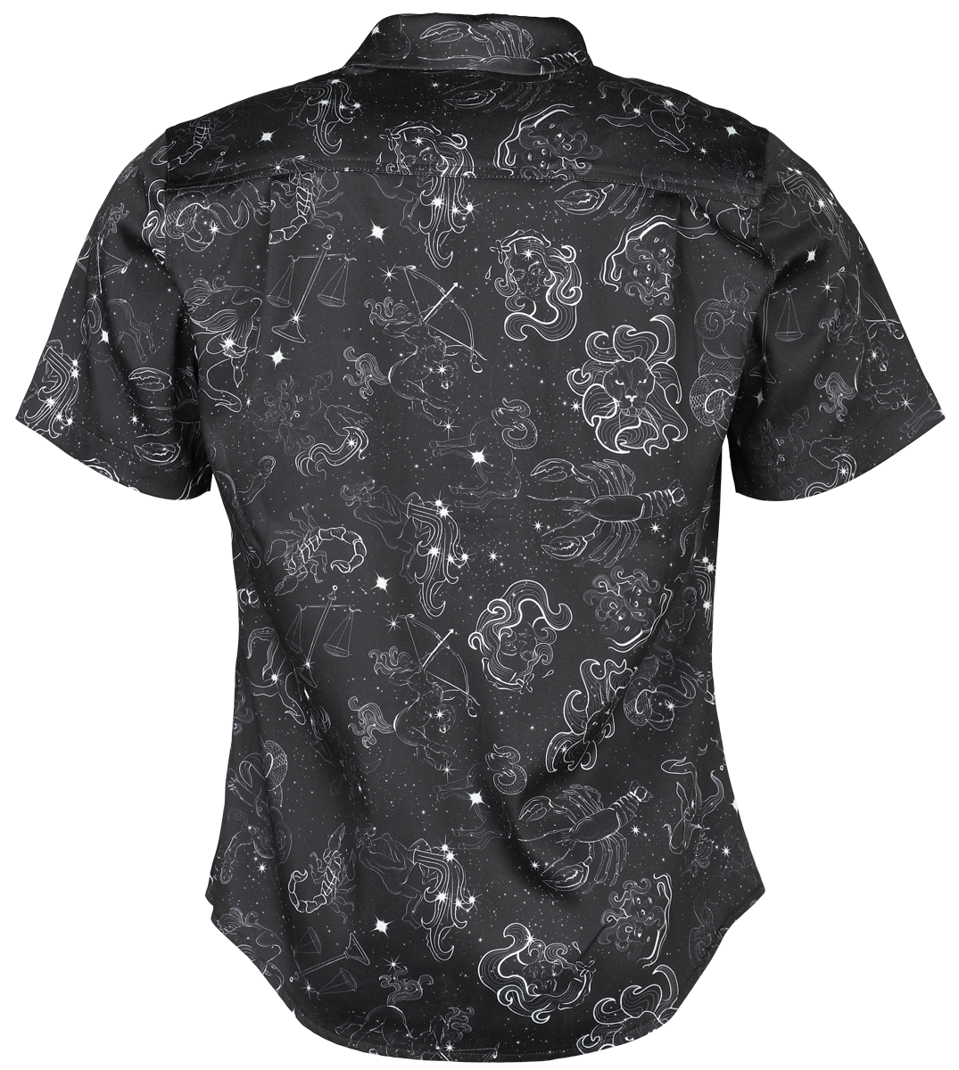 Chemise manches courtes  de Rockin' Gent - Chemise - Zodiac Constellation - S à XXL - pour Homme - noir - Rockin' Gent - Chemise - View 2