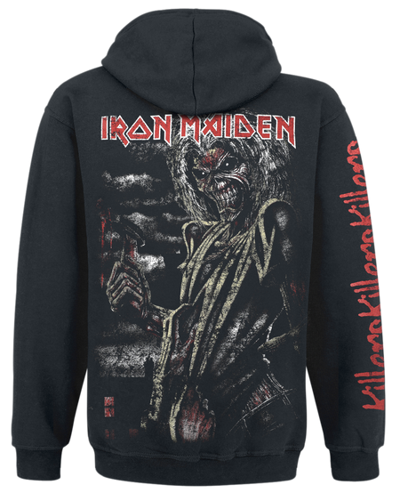 Sweat-shirt à capuche  de Iron Maiden - Killers Storm - S à XXL - pour Homme - noir - Iron Maiden - View 2