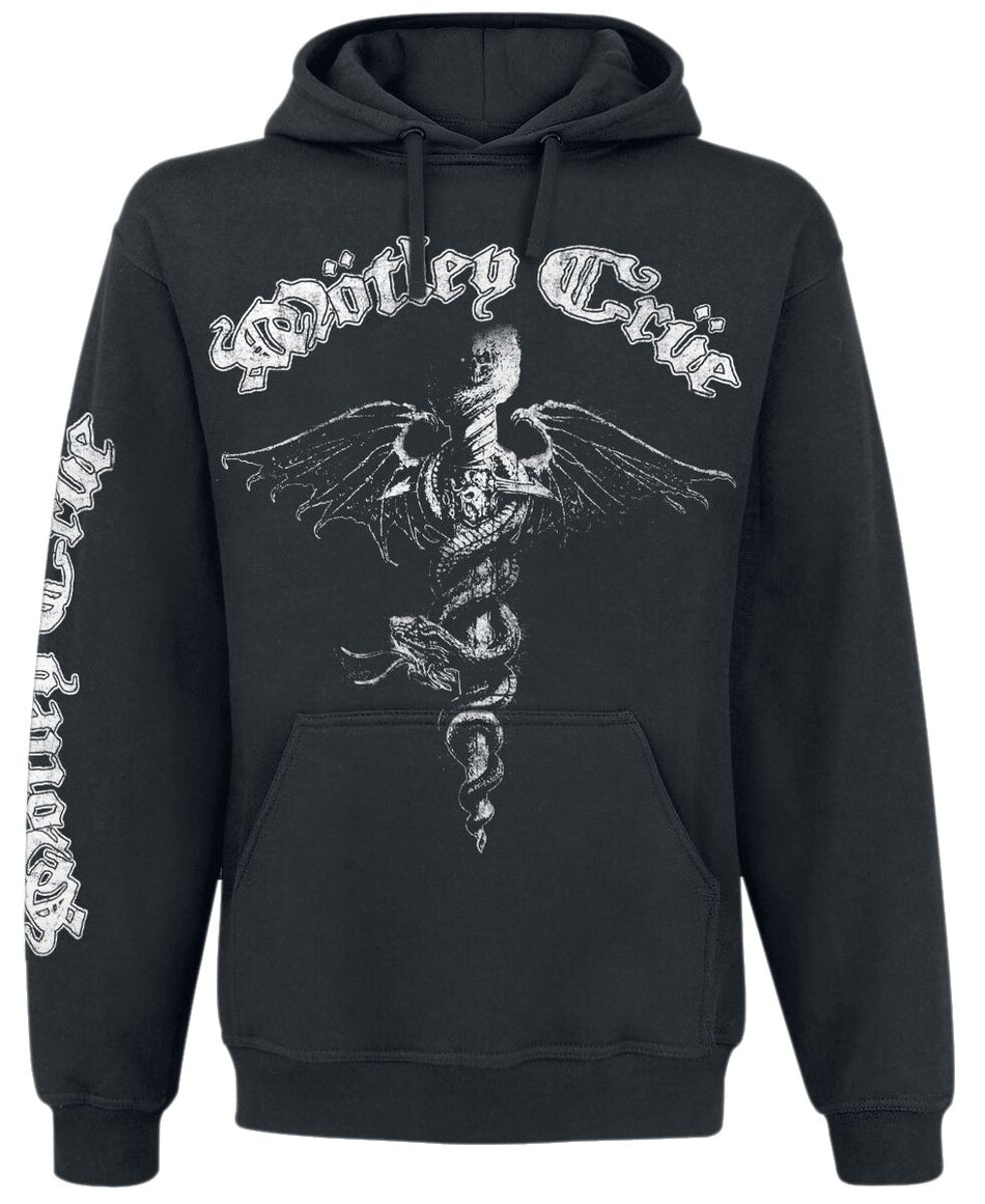 Sweat-shirt à capuche  de Mötley Crüe - Hollywood - S à XXL - pour Homme - noir - Mötley Crüe