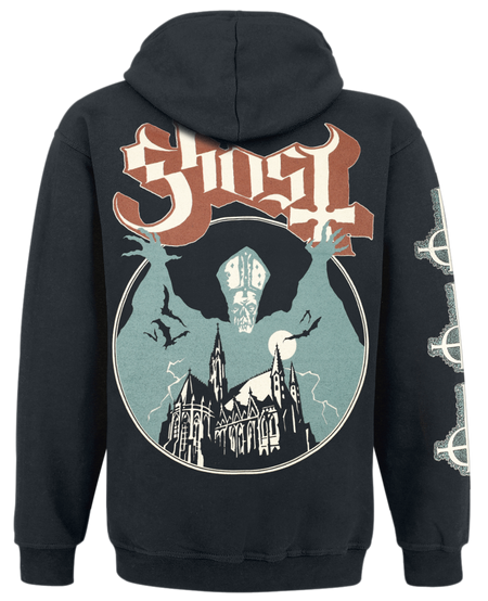 Sweat-shirt à capuche  de Ghost - Opus - S à XXL - pour Homme - noir - Ghost - View 2