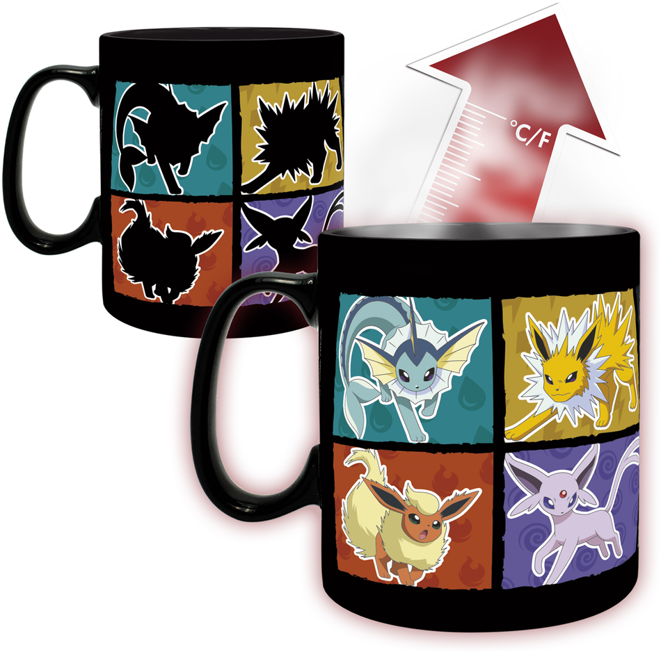 Mug Gaming de Pokémon - Évoli - pour Unisexe - multicolore - Pokémon - View 2