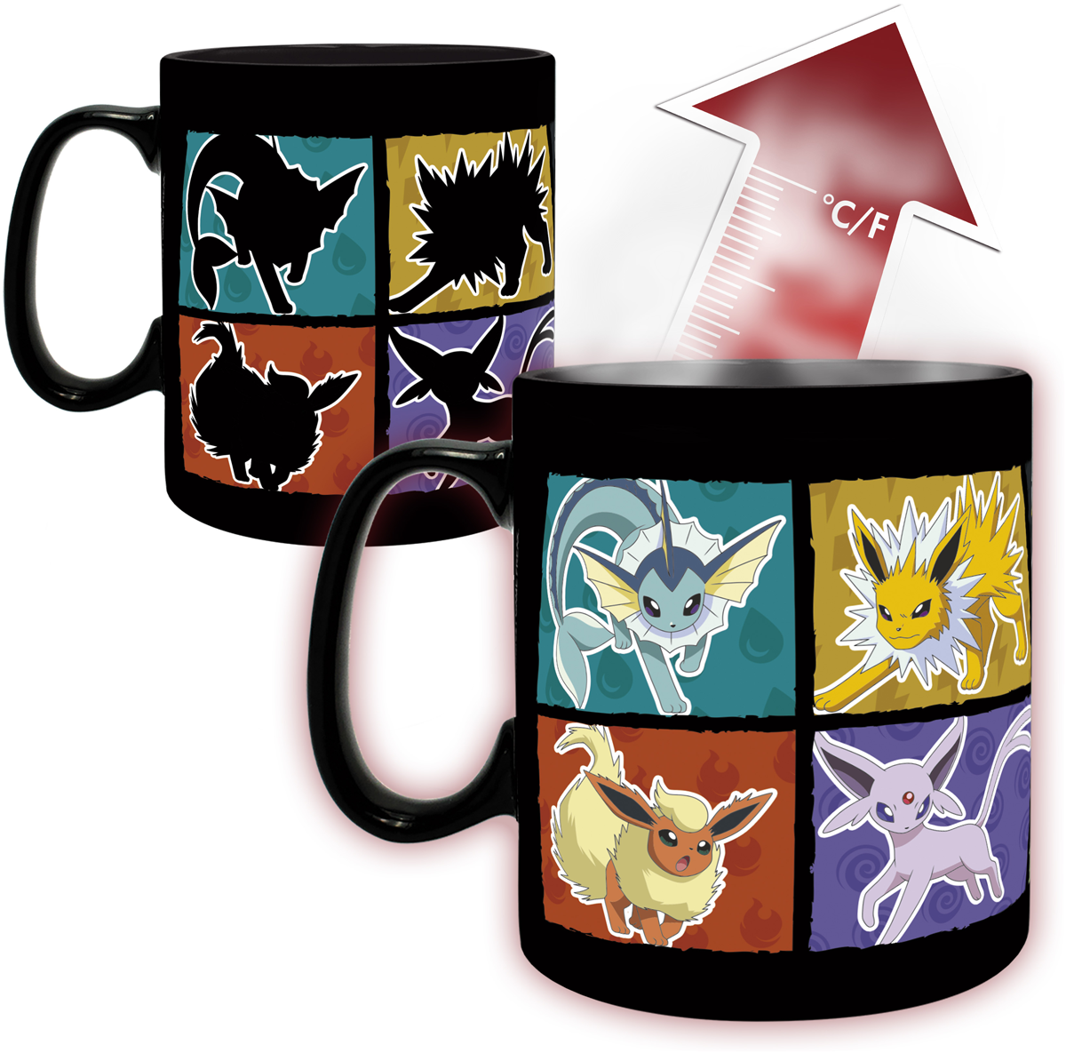 Mug Gaming de Pokémon - Évoli - pour Indifférent - multicolore - Pokémon - View 2