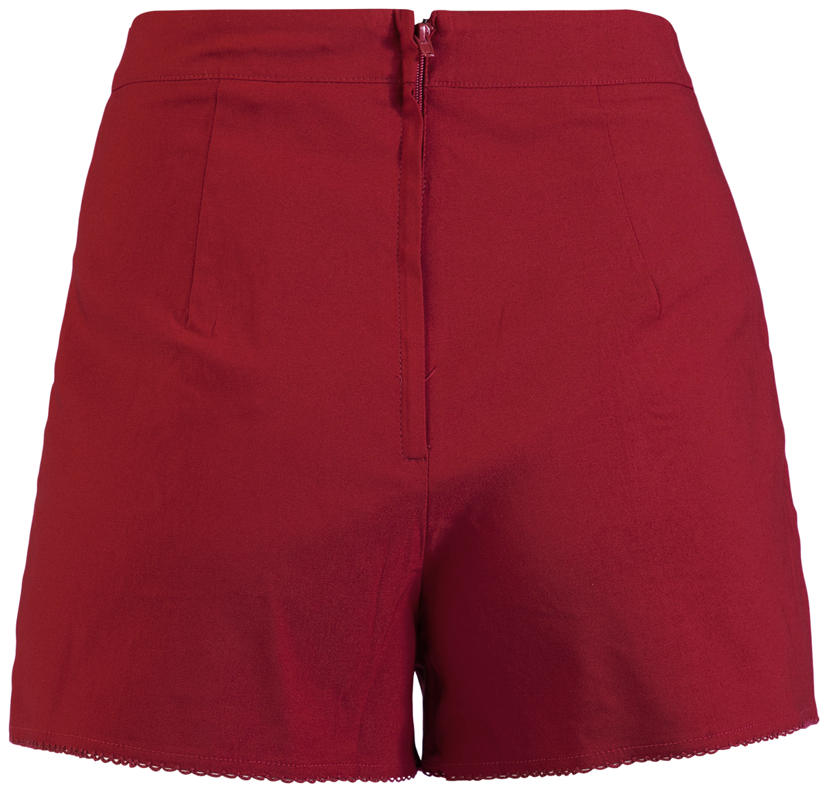 Short Rockabilly de Voodoo Vixen - Heart Button Shorts - XS à XXL - pour Femme - rouge - Voodoo Vixen - View 2