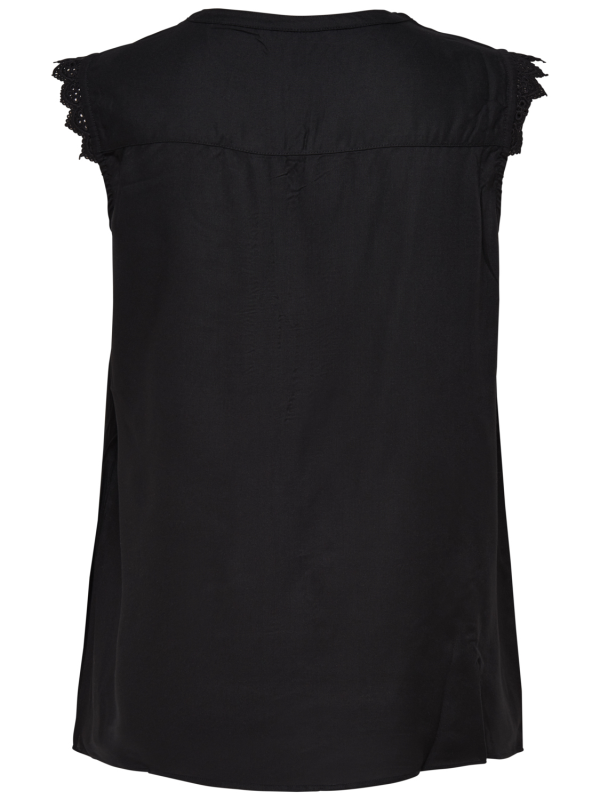 Chemisier  de Only - Onlkimmi S/L Top WVN NOOS - 34 à 38 - pour Femme - noir - Only - View 2