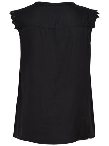 Chemisier  de Only - Onlkimmi S/L Top WVN NOOS - 34 à 38 - pour Femme - noir - Only - View 2