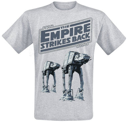 T-Shirt Manches courtes Disney de Star Wars - The Empire Strikes Back - M à 4XL - pour Homme - gris - Star Wars