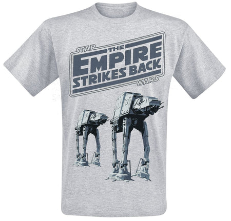 T-Shirt Manches courtes Disney de Star Wars - The Empire Strikes Back - M à 5XL - pour Homme - gris - Star Wars
