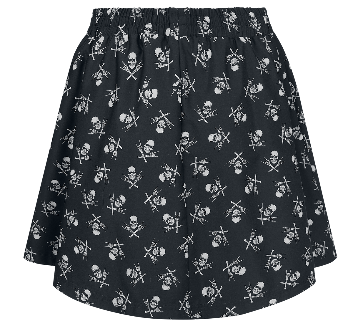 Jupe courte  de Black Premium by EMP - Skull Skirt - S à L - pour Femme - noir - Black Premium by EMP - View 2