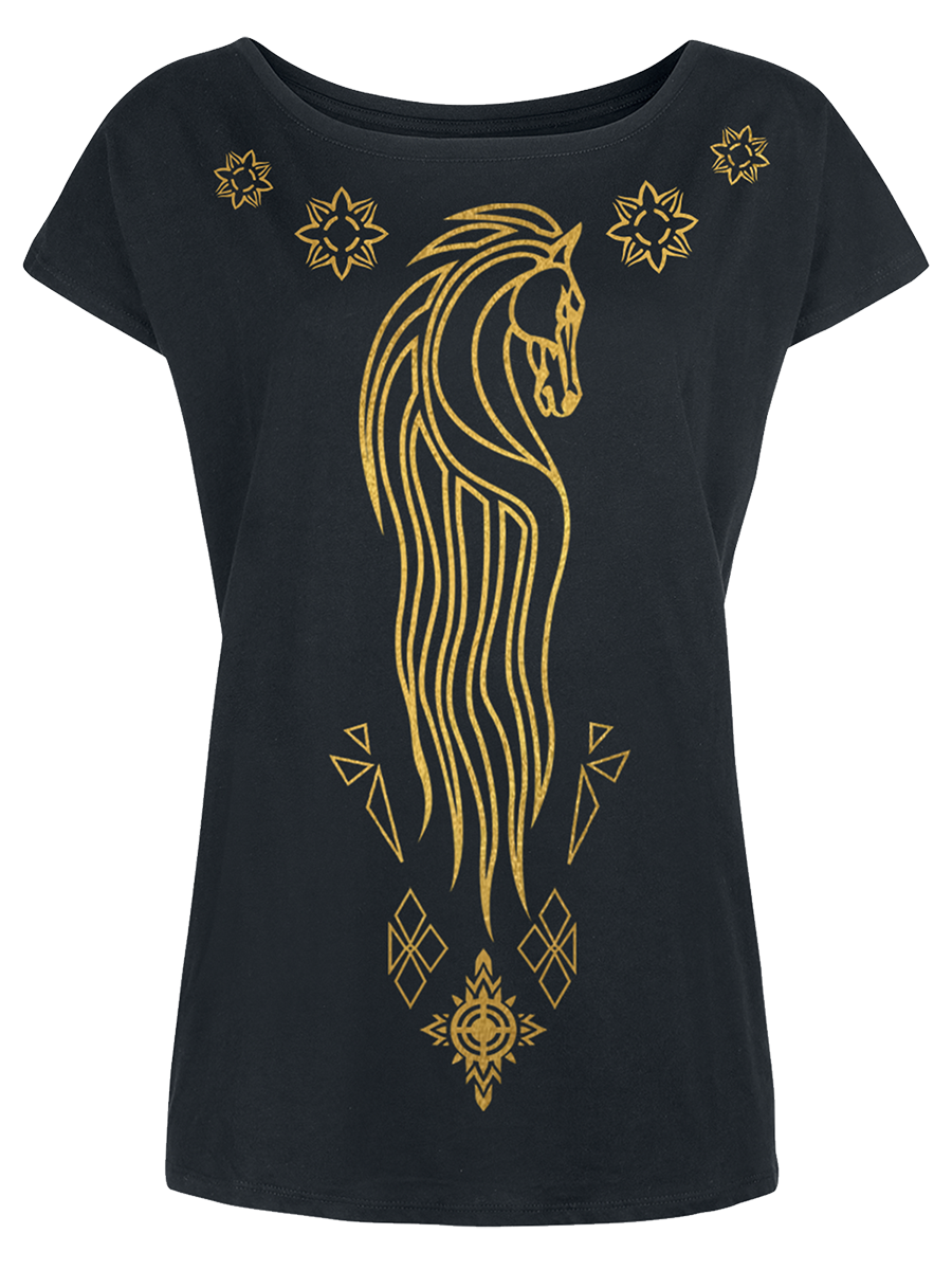 T-Shirt Manches courtes  de Le Seigneur Des Anneaux - Rohan - S à XXL - pour Femme - noir - Le Seigneur Des Anneaux - View 2