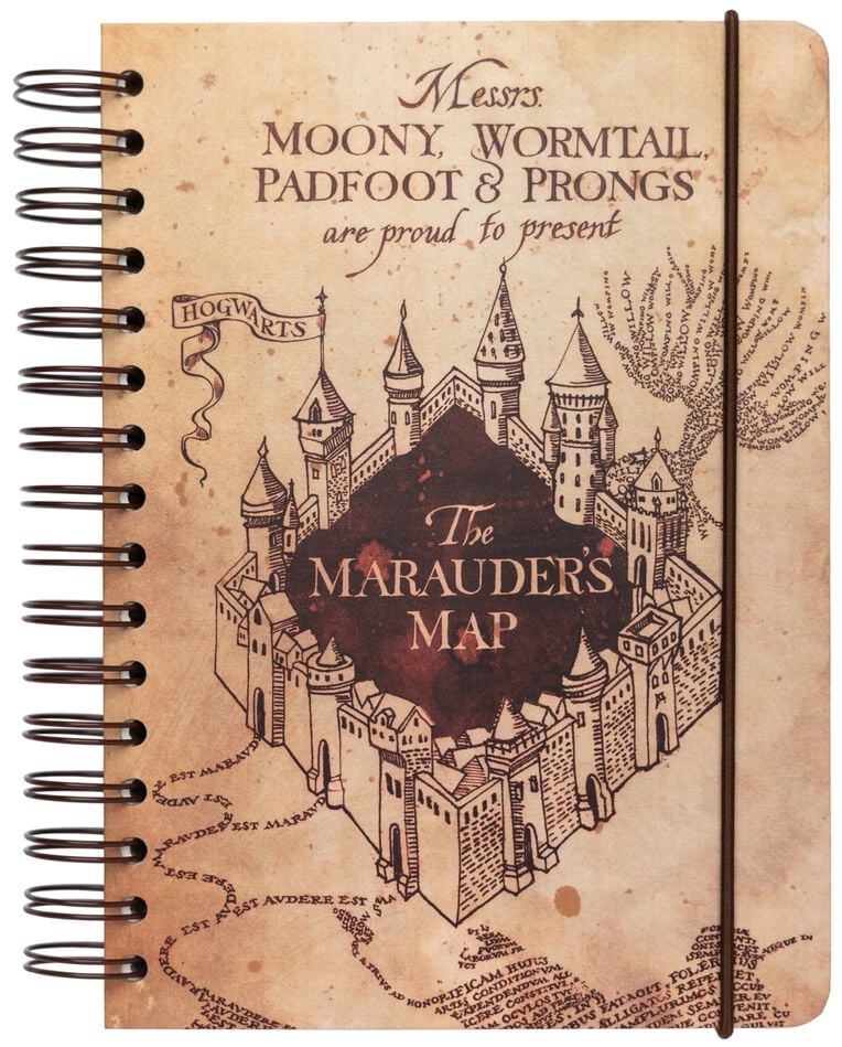 Bureau, Carterie & Emballage  de Harry Potter - La Carte Du Maraudeur - pour Indifférent - multicolore - Harry Potter