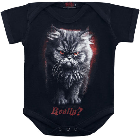 Body  de Spiral - Anger Management - XS à S - pour filles & garçonse - noir - Spiral