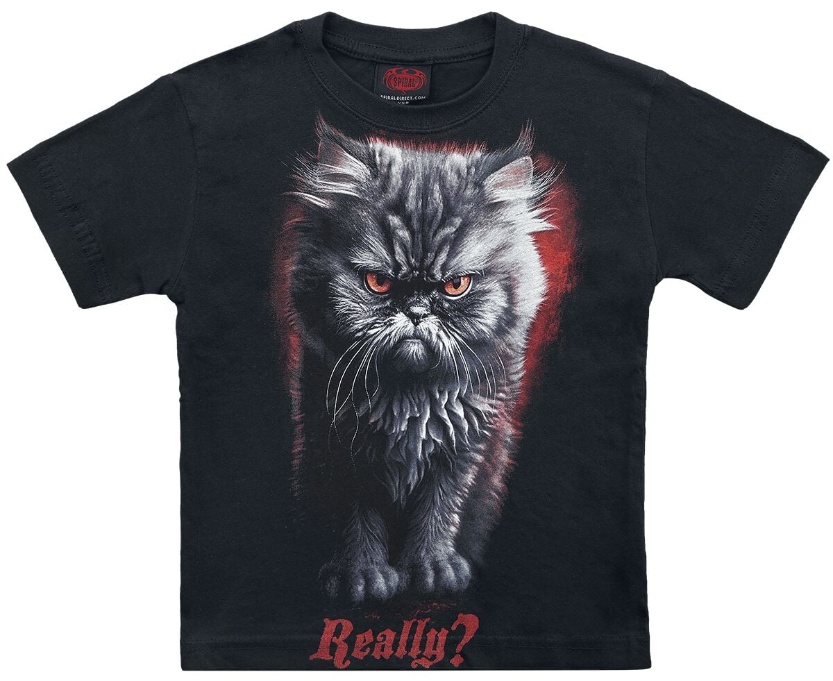 T-shirt  de Spiral - Kids - Anger Management - 116/122 à 176 - pour garçons - noir - Spiral