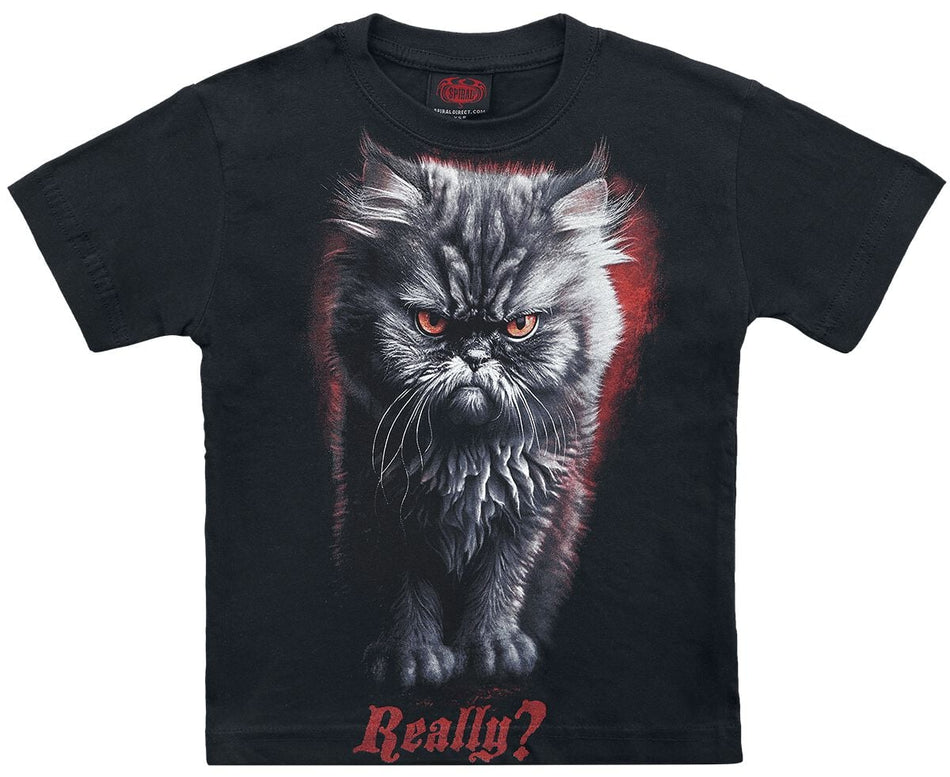 T-shirt  de Spiral - Kids - Anger Management - 116/122 à 176 - pour garçons - noir - Spiral