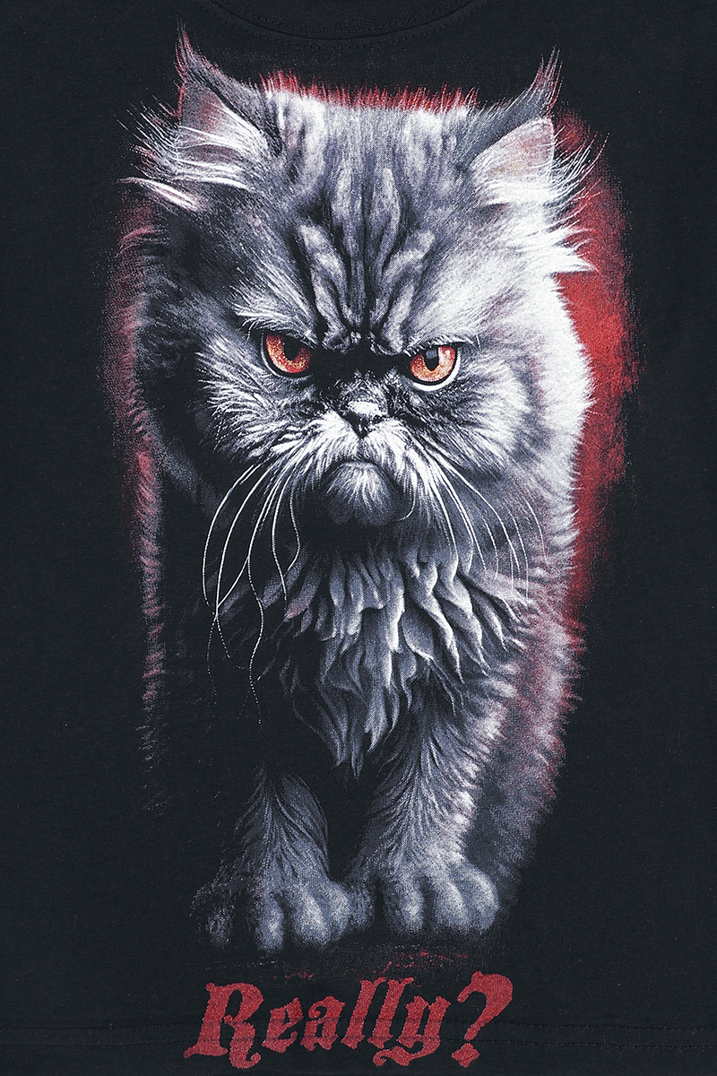 T-shirt  de Spiral - Kids - Anger Management - 128/134 à 176 - pour filles - noir - Spiral - View 2