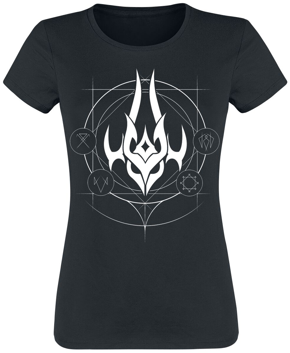 T-Shirt Manches courtes Gaming de League of Legends - Arcane - Coven - Owl Icon - S - pour Femme - noir - League Of Legends