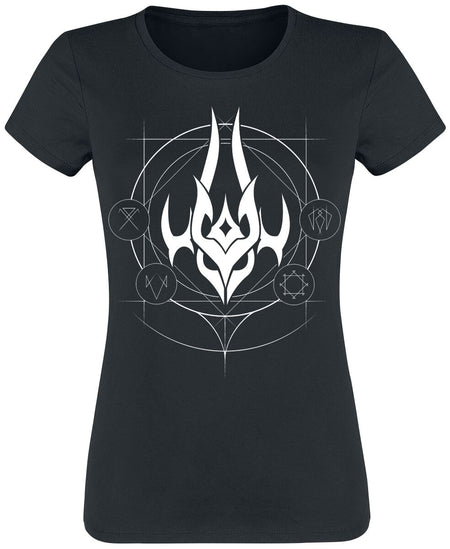 T-Shirt Manches courtes Gaming de League of Legends - Arcane - Coven - Owl Icon - S - pour Femme - noir - League Of Legends