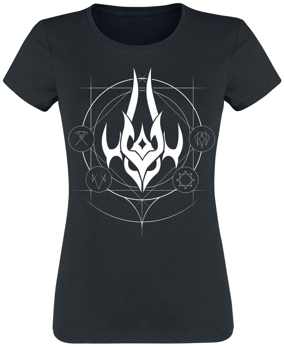 T-Shirt Manches courtes Gaming de League of Legends - Arcane - Coven - Owl Icon - S - pour Femme - noir - League Of Legends