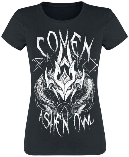 T-Shirt Manches courtes Gaming de League of Legends - Arcane - Coven - Ashen Owl - S à M - pour Femme - noir - League Of Legends