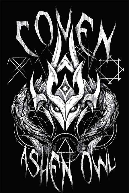 T-Shirt Manches courtes Gaming de League of Legends - Arcane - Coven - Ashen Owl - S à M - pour Femme - noir - League Of Legends - View 2