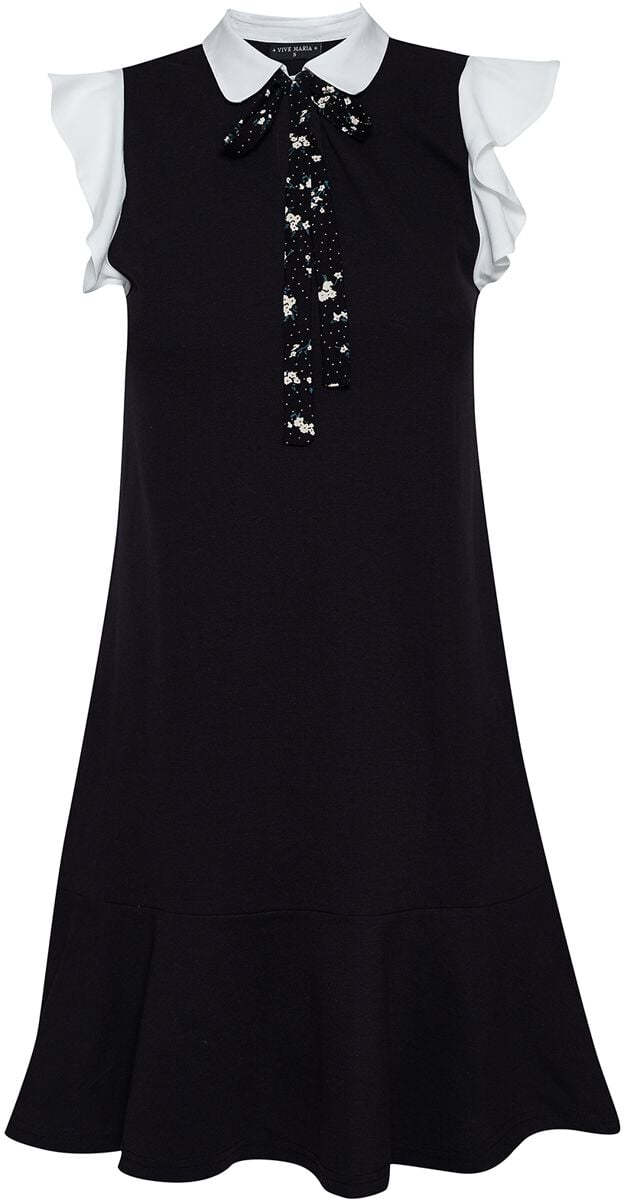 Robe courte Rockabilly de Vive Maria - Robe Chère Camille - XS à XXL - pour Femme - noir/blanc - Vive Maria