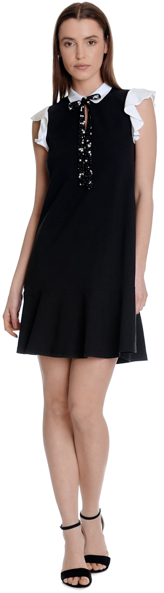Robe courte Rockabilly de Vive Maria - Robe Chère Camille - XS à XXL - pour Femme - noir/blanc - Vive Maria - View 2