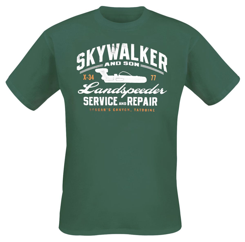 T-Shirt Manches courtes Disney de Star Wars - Skywalker - M à XXL - pour Homme - vert - Star Wars