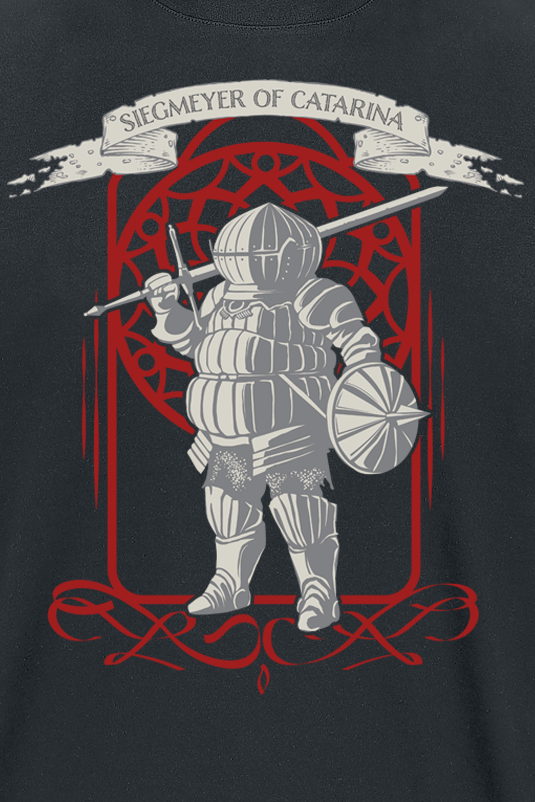 T-Shirt Manches courtes Gaming de Dark Souls - Sigmeyer Of Catarina - S à XXL - pour Homme - noir - Dark Souls - View 2