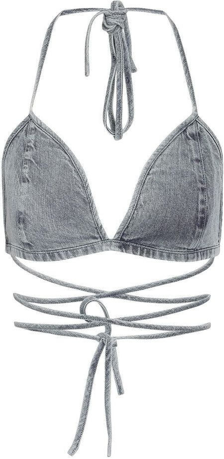 Débardeur  de Noisy May - Nmbella Bra Top KI020MB - M - pour Femme - bleu clair - Noisy May