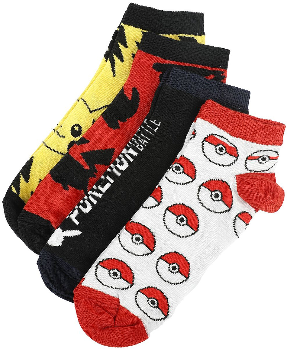 Chaussettes Gaming de Pokémon - Pikachu - EU 36-41 - pour Unisexe - multicolore - Pokémon