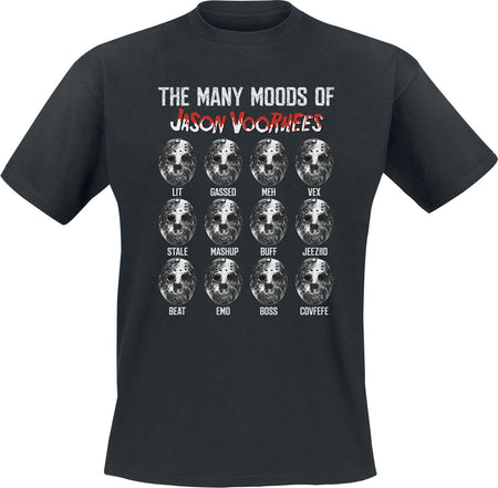 T-Shirt Manches courtes  de Vendredi 13 - Many Woods Of Jason Voorhees - S à 3XL - pour Homme - noir - Vendredi 13