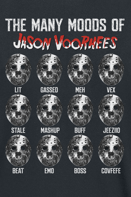 T-Shirt Manches courtes  de Vendredi 13 - Many Woods Of Jason Voorhees - S à 3XL - pour Homme - noir - Vendredi 13 - View 2