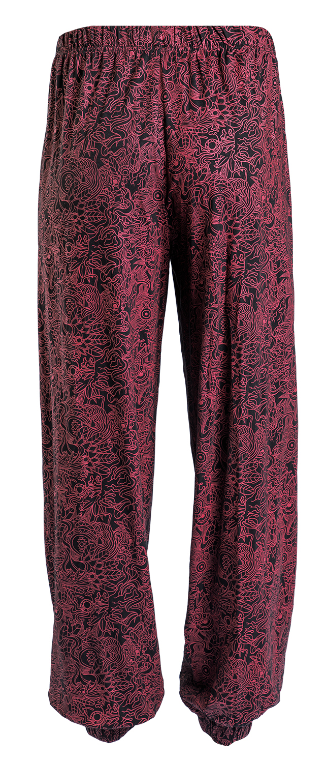 Pantalon en toile  de RED by EMP - Pantalon Imprimé Intégral - S à XXL - pour Femme - noir - RED by EMP - View 2
