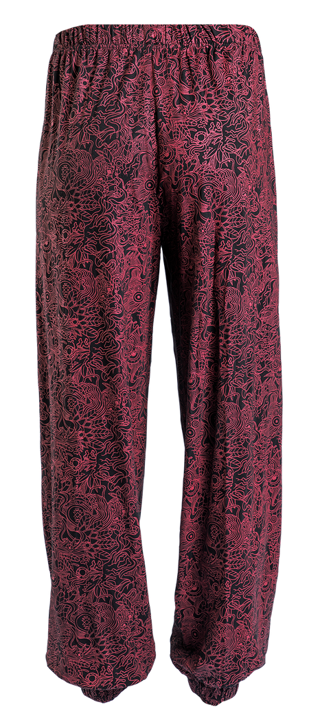 Pantalon en toile  de RED by EMP - Pantalon Imprimé Intégral - S à XXL - pour Femme - noir - RED by EMP - View 2