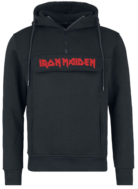 Sweat-shirt à capuche  de Iron Maiden - Logo - L à XXL - pour Homme - noir - Iron Maiden