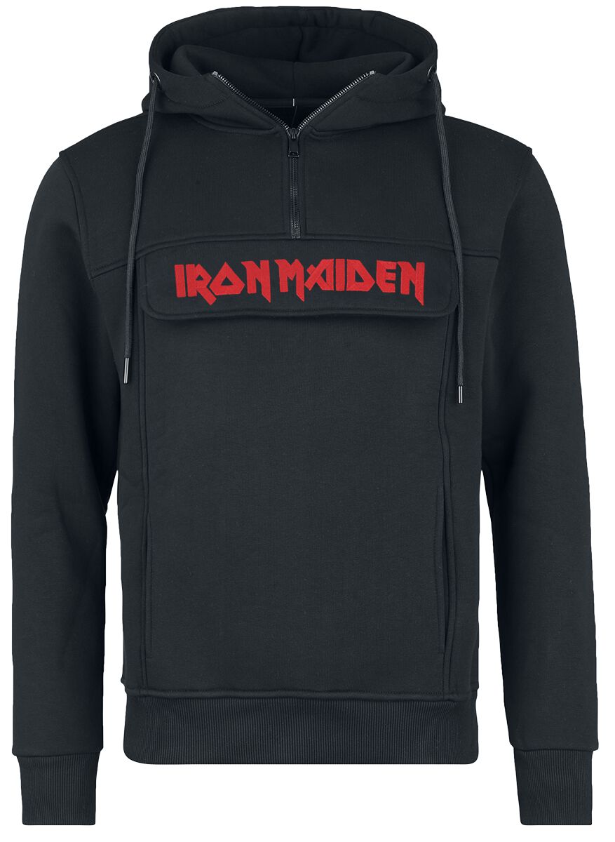 Sweat-shirt à capuche  de Iron Maiden - Logo - L à XXL - pour Homme - noir - Iron Maiden