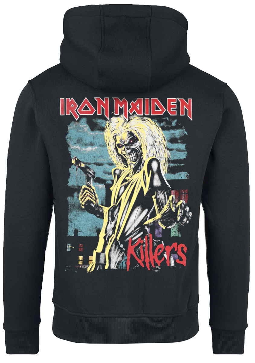 Sweat-shirt à capuche  de Iron Maiden - Logo - L à XXL - pour Homme - noir - Iron Maiden - View 2